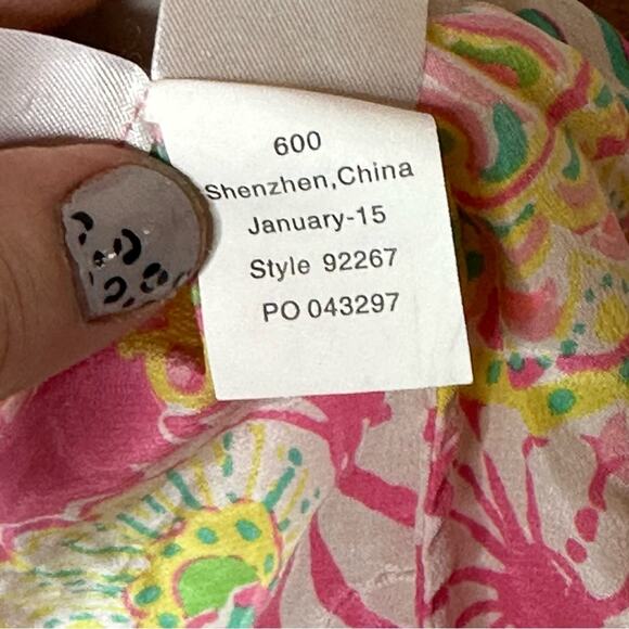 Lilly Pulitzer 100% Silk Tank Top - Picture 7 of 10